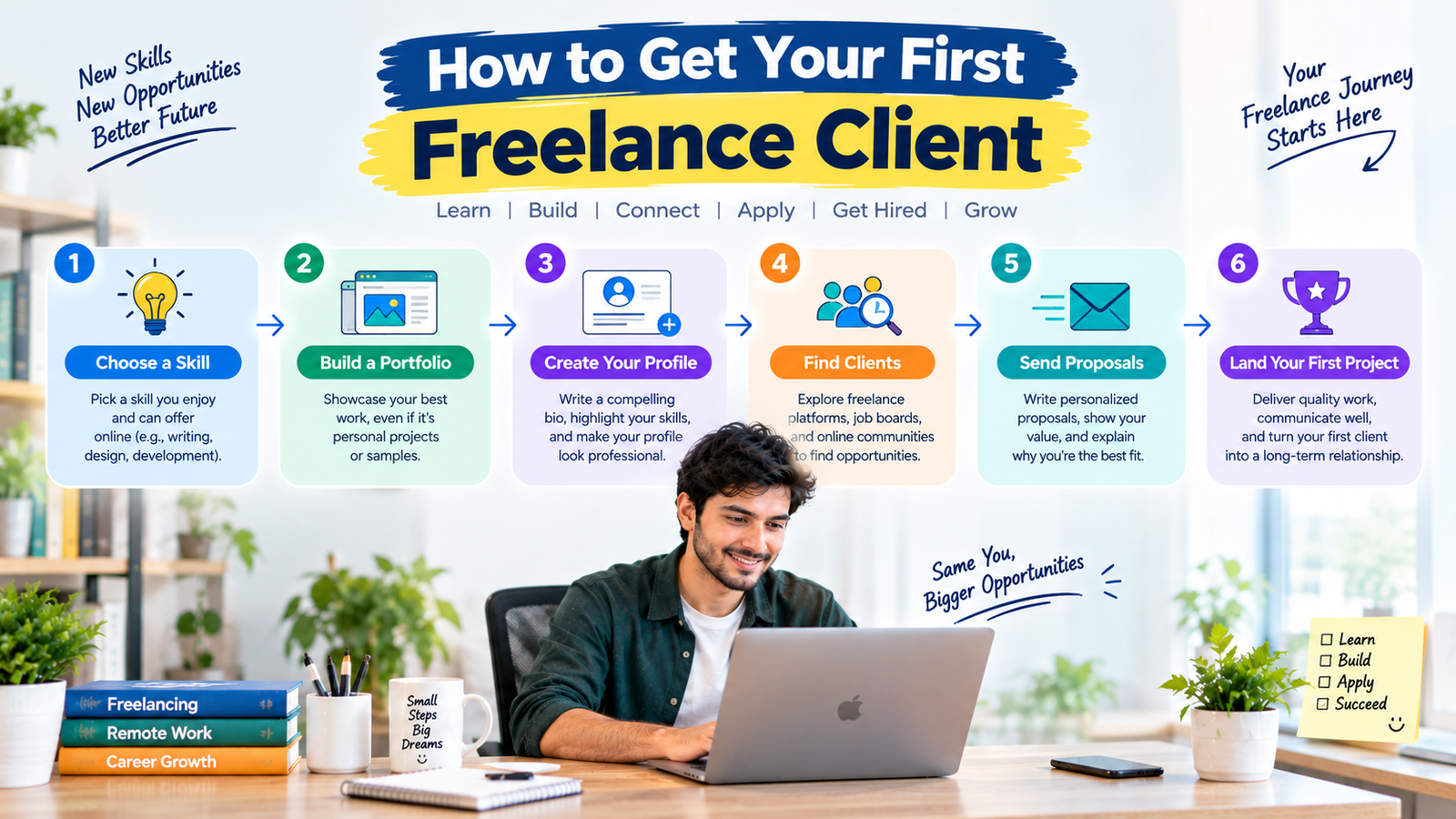 How to Get Your First Freelance Client: Beginner's Guide