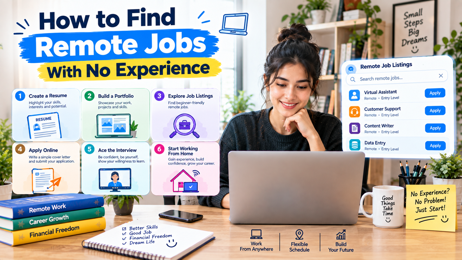 How to Find Remote Jobs With No Experience: Complete Beginner’s Guide